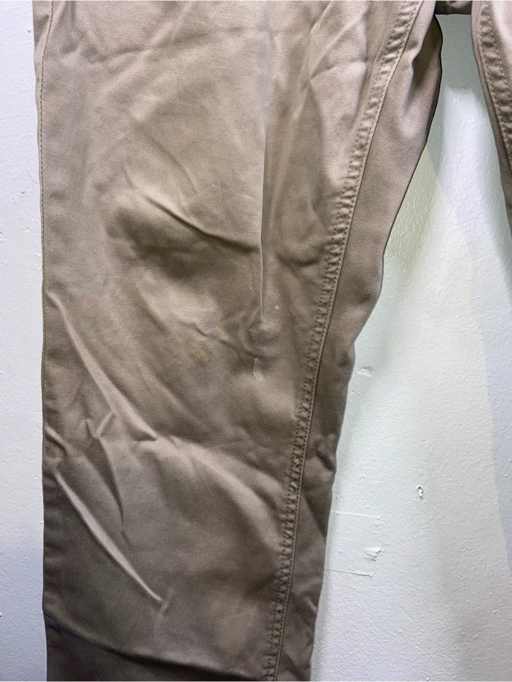 Levi Strauss Vintage Grunge Durable Classic Straight-Leg Chino‎ Pants in Khaki